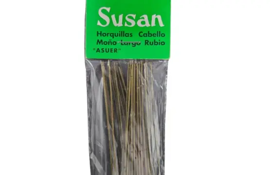 Asuer Horquilla Cabello Moño Largo Rubio Susan 18uds